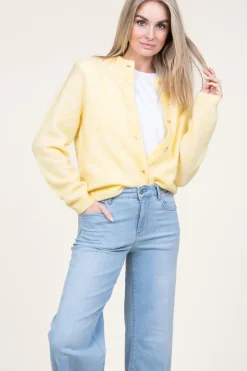 Soft Cardigan Brooke | Yellow... | Second Female | Little Soho