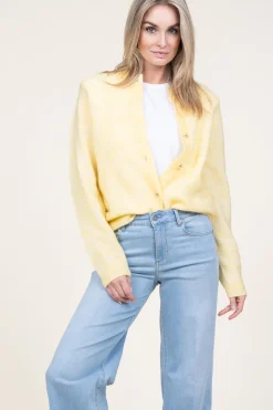 Soft Cardigan Brooke | Yellow... | Second Female | Little Soho