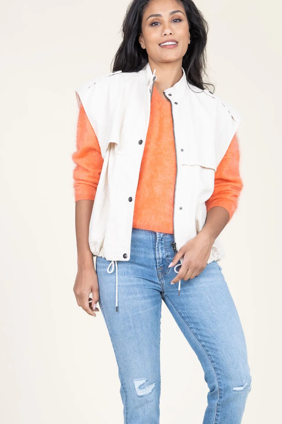 Soft Cashmere Sweater Soeli | Orange... | Absolut Cashmere | Little Soho