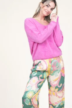 Soft Cashmere Sweater Soeli | Pink... | Absolut Cashmere | Little Soho