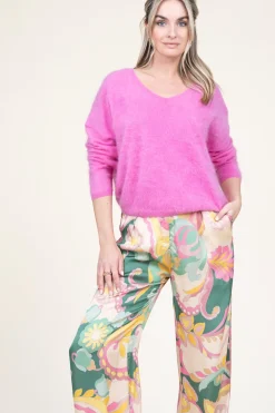 Soft Cashmere Sweater Soeli | Pink... | Absolut Cashmere | Little Soho