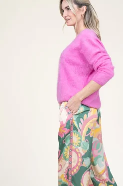 Soft Cashmere Sweater Soeli | Pink... | Absolut Cashmere | Little Soho