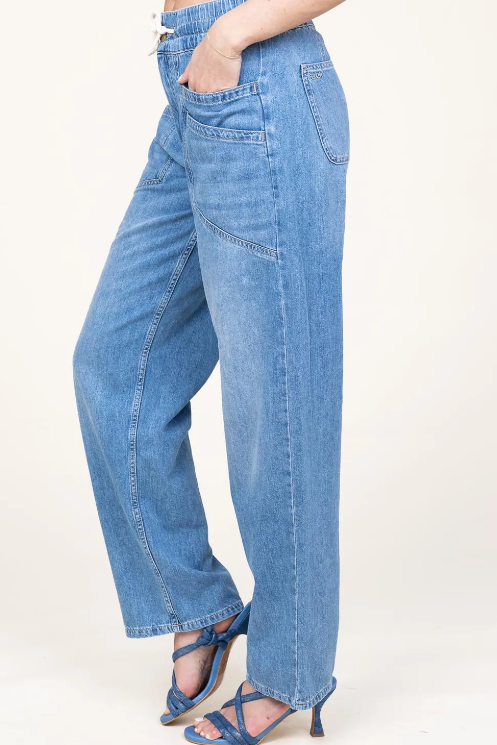Soft Cotton Jeans Mima | Blue... | Ba&Sh | Little Soho