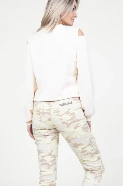 Soft Cut-Out Sweater Gioya | Natural... | Aaiko | Little Soho