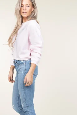 Soft Fleece Sweater Izubird | Pink... | American Vintage | Little Soho