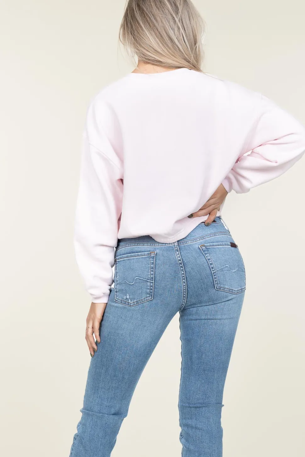 Soft Fleece Sweater Izubird | Pink... | American Vintage | Little Soho