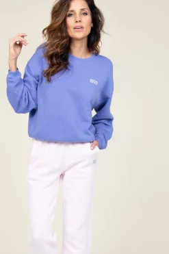 Soft Fleece Sweater Izubird | Purple... | American Vintage | Little Soho