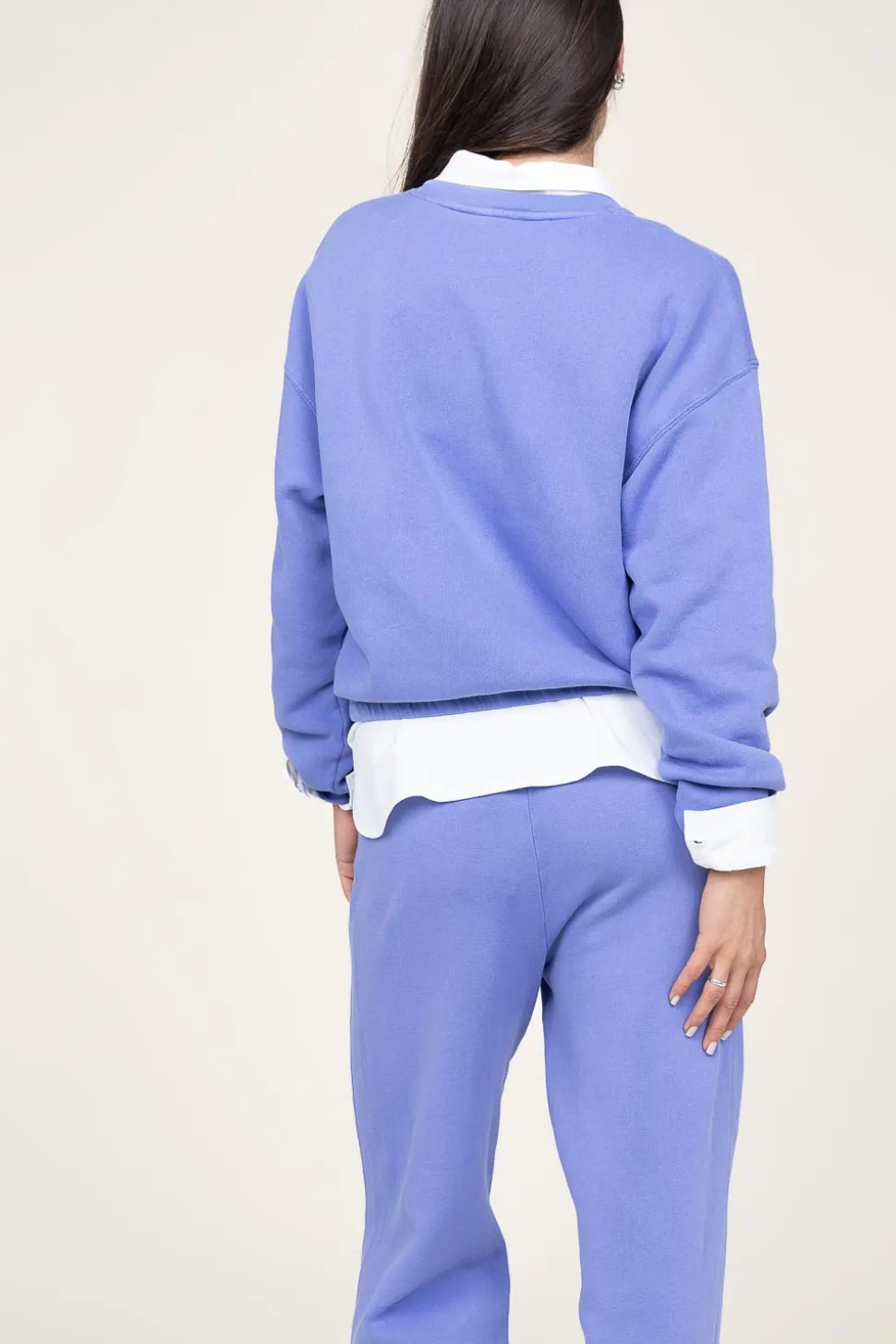 Soft Fleece Sweater Izubird | Purple... | American Vintage | Little Soho