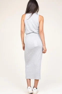 Soft Jersey Midi Skirt Ruzy | Grey... | American Vintage | Little Soho