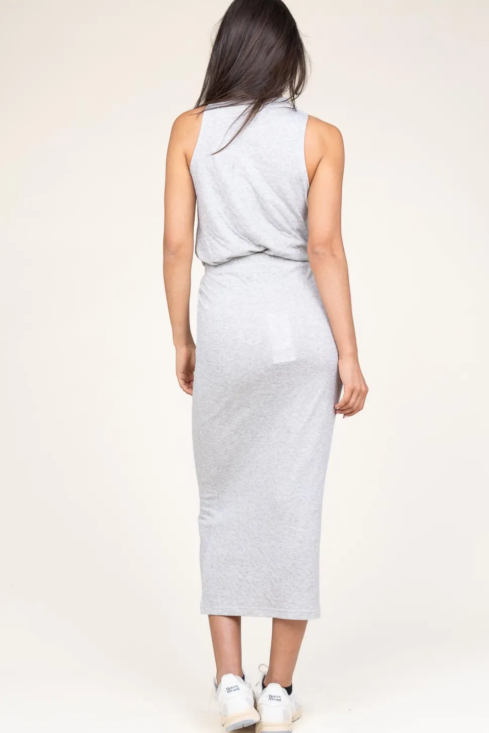 Soft Jersey Midi Skirt Ruzy | Grey... | American Vintage | Little Soho