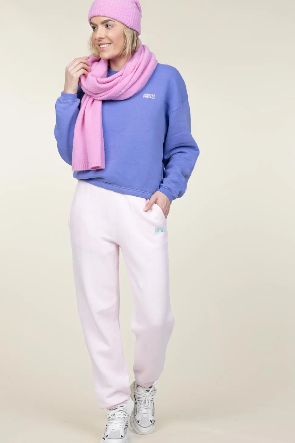 Soft Jogging Pants Izubird | Pink... | American Vintage | Little Soho