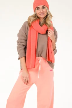Soft Knitted Scarf Evy | Orange... | Knit-Ted | Little Soho
