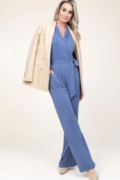 Soft Modal Jumpsuit Rodas | Blue... | Aaiko | Little Soho