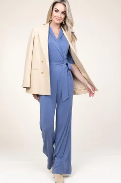 Soft Modal Jumpsuit Rodas | Blue... | Aaiko | Little Soho