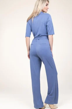 Soft Modal Jumpsuit Rodas | Blue... | Aaiko | Little Soho