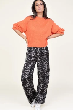 Soft Openback Alpaca Sweater Ullysa | Orange... | Dante 6 | Little Soho