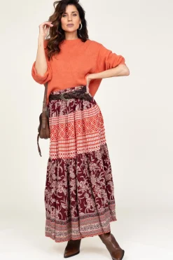 Soft Openback Alpaca Sweater Ullysa | Orange... | Dante 6 | Little Soho
