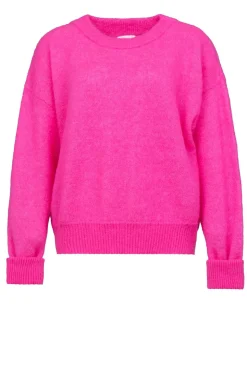 Soft Oversized Alpaca Sweater Vitow | Pink... | American Vintage | Little Soho
