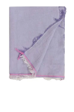 Soft Scarf With Frills Saar | Purple... | Moment Amsterdam | Little Soho