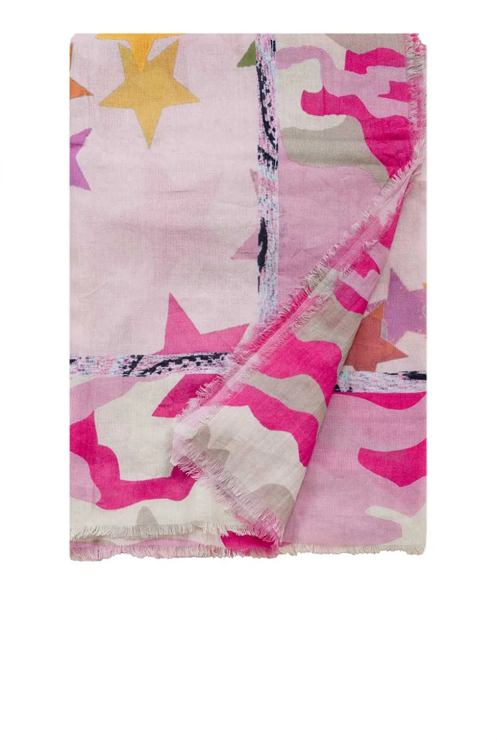 Soft Scarf With Stars Star | Pink... | Moment Amsterdam | Little Soho