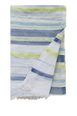 Soft Striped Scarf Norah | Green... | Moment Amsterdam | Little Soho