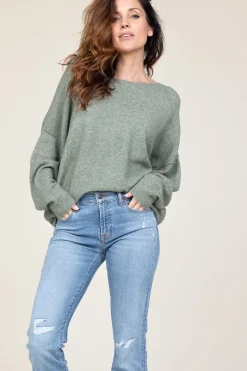 Soft Sweater Damsville | Green... | American Vintage | Little Soho
