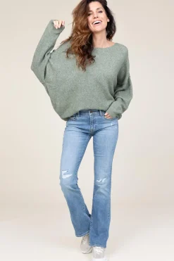 Soft Sweater Damsville | Green... | American Vintage | Little Soho
