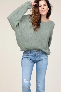 Soft Sweater Damsville | Green... | American Vintage | Little Soho