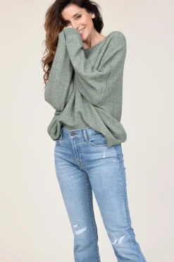 Soft Sweater Damsville | Green... | American Vintage | Little Soho