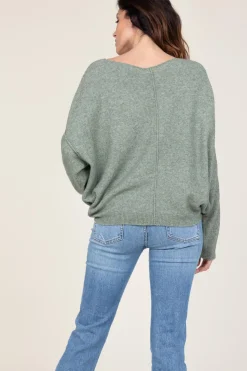 Soft Sweater Damsville | Green... | American Vintage | Little Soho