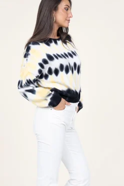 Soft Tie-Dye Sweater Tutti | Yellow... | Ba&Sh | Little Soho