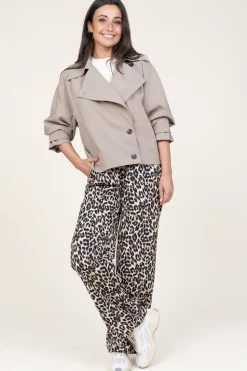 Soft Trenchcoat Silvia | Taupe... | Second Female | Little Soho