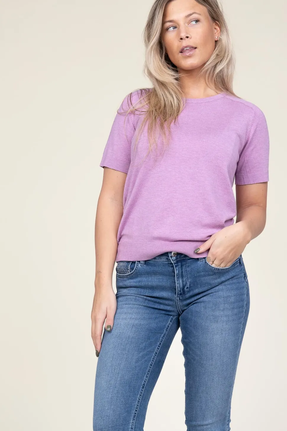 Soft Viscose Top Ella | Dusty Pink... | Cc Heart | Little Soho