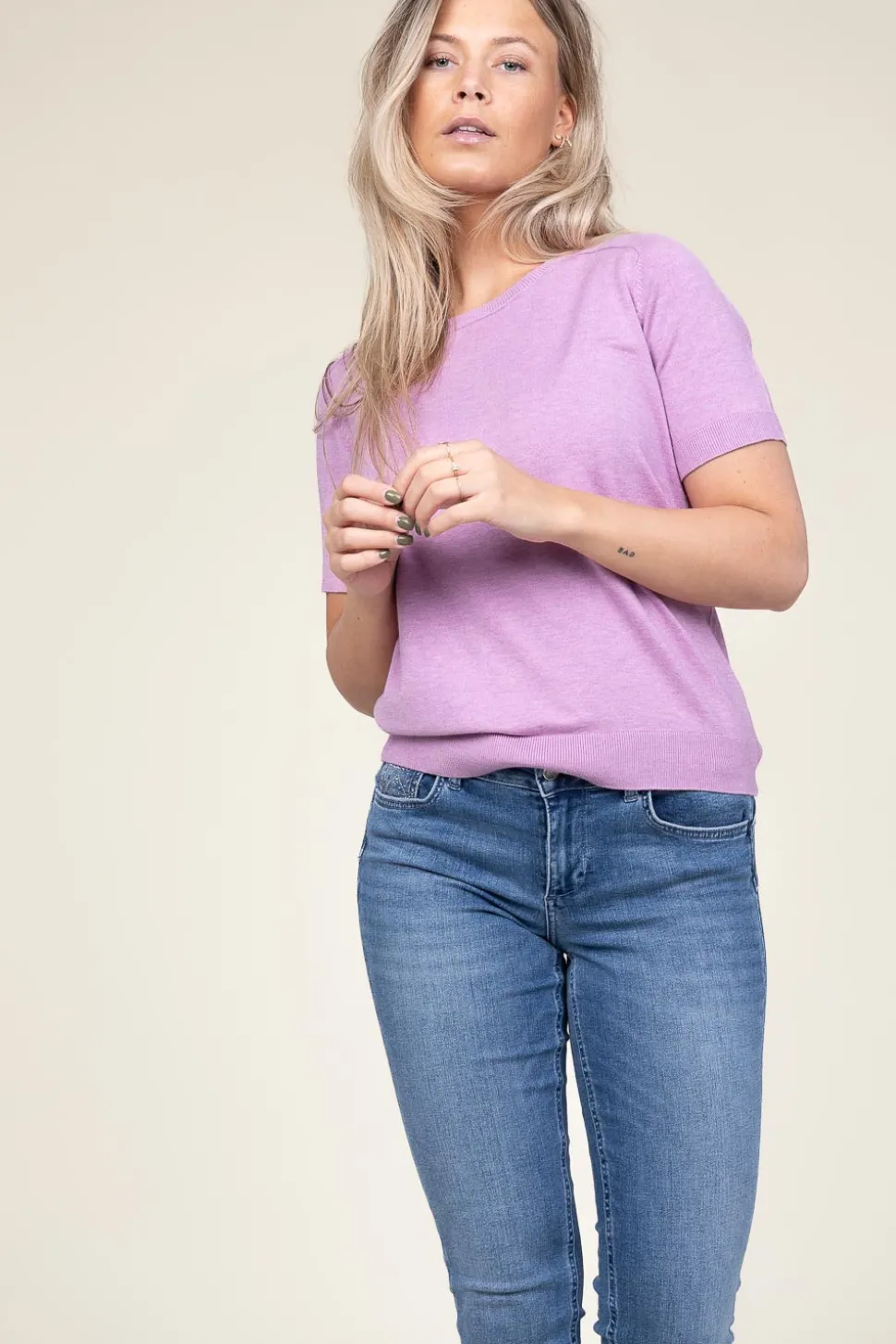 Soft Viscose Top Ella | Dusty Pink... | Cc Heart | Little Soho