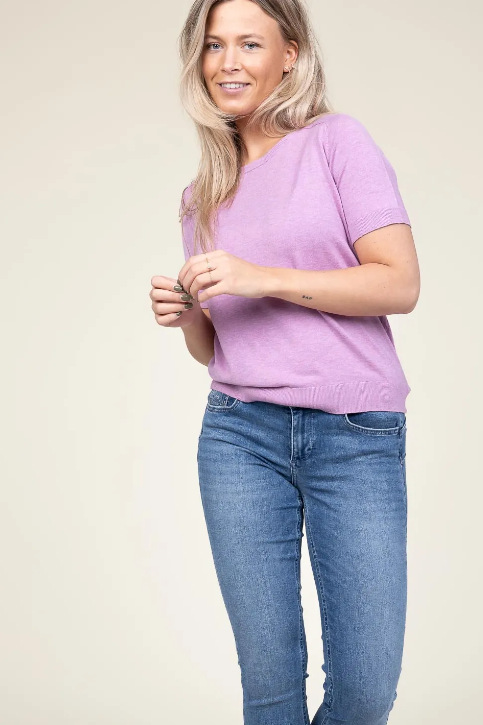 Soft Viscose Top Ella | Dusty Pink... | Cc Heart | Little Soho