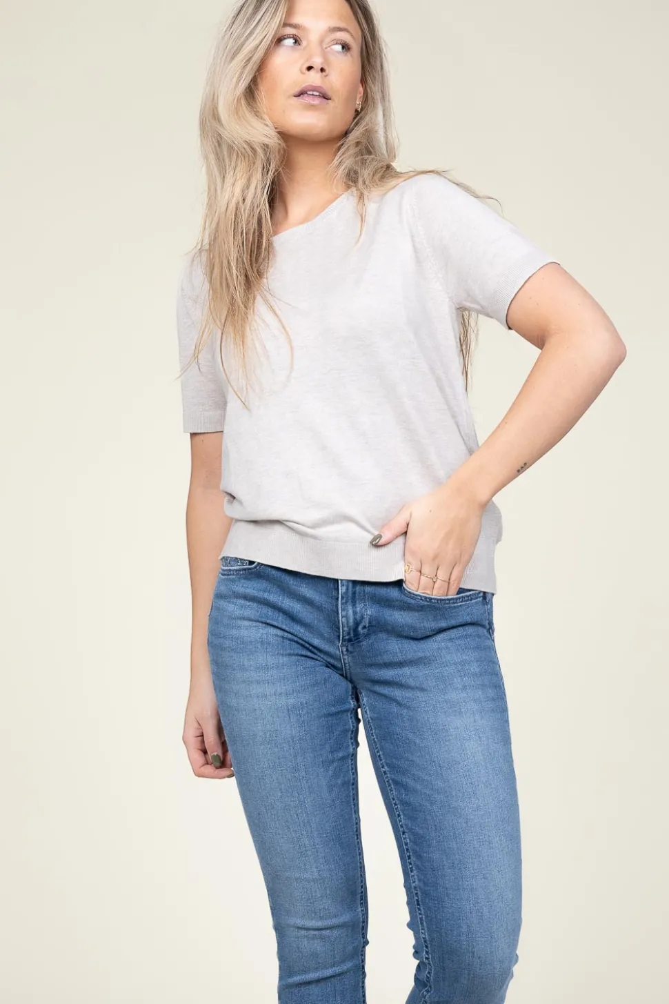 Soft Viscose Top Ella | Natural... | Cc Heart | Little Soho