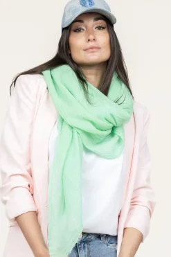 Soft Woolen Scarf Kyra | Green... | Moment Amsterdam | Little Soho
