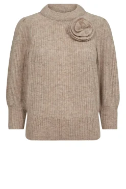 Soft Woolen Sweater Ibra | Beige... | Copenhagen Muse | Little Soho