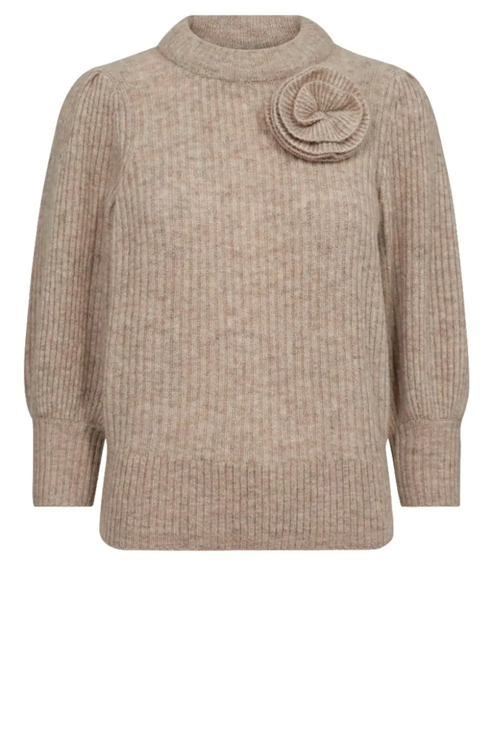 Soft Woolen Sweater Ibra | Beige... | Copenhagen Muse | Little Soho
