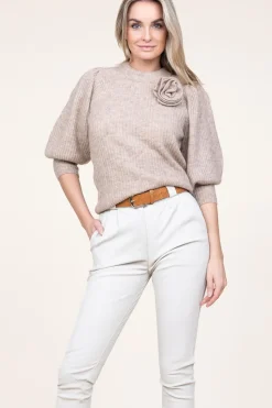 Soft Woolen Sweater Ibra | Beige... | Copenhagen Muse | Little Soho