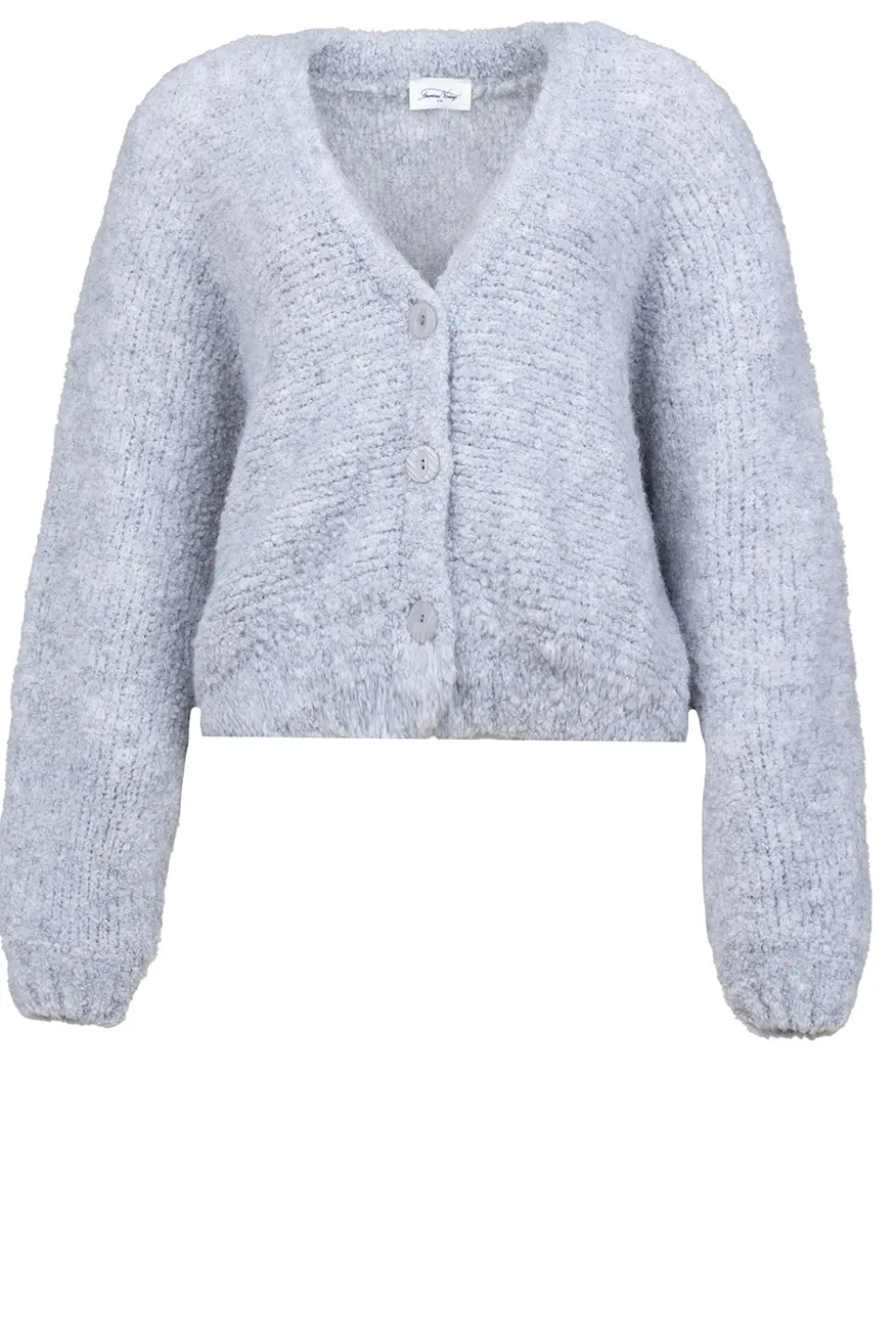 Soft Wool Mix Cardigan Zolly | Grey... | American Vintage | Little Soho