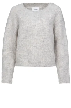 Soft Wool Mix Sweater East | Grey... | American Vintage | Little Soho