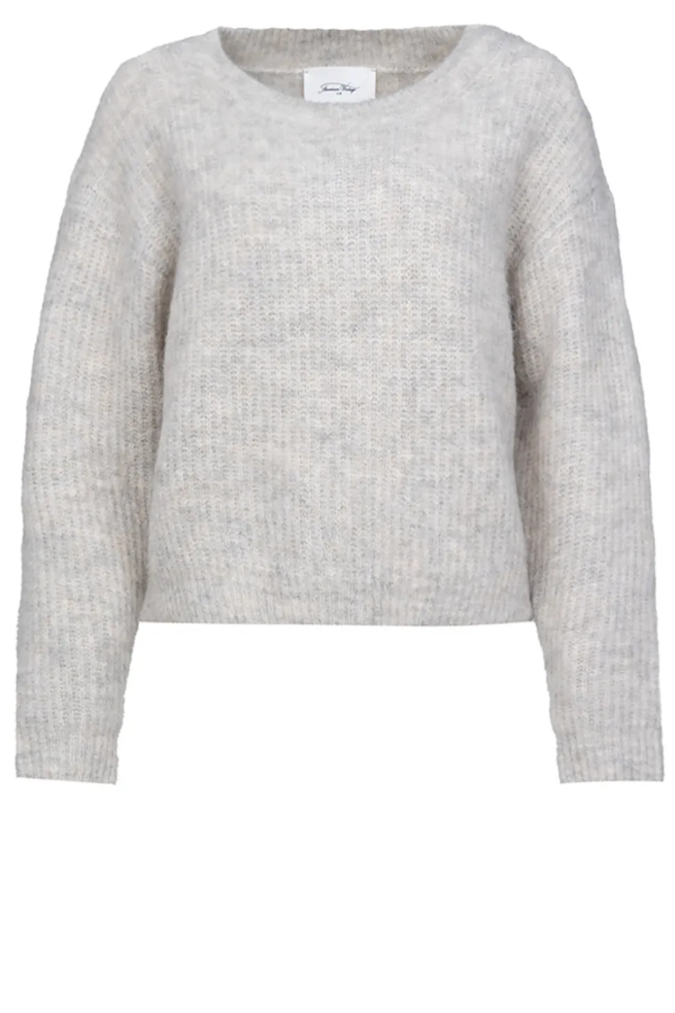 Soft Wool Mix Sweater East | Grey... | American Vintage | Little Soho