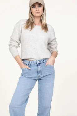 Soft Wool Mix Sweater East | Grey... | American Vintage | Little Soho