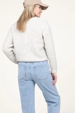 Soft Wool Mix Sweater East | Grey... | American Vintage | Little Soho