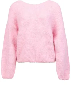 Soft Wool Mix Sweater East | Pink... | American Vintage | Little Soho