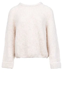 Soft Wool Mix Sweater Zolly | Beige... | American Vintage | Little Soho