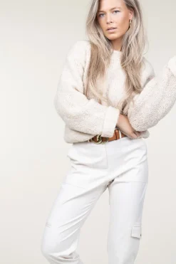 Soft Wool Mix Sweater Zolly | Beige... | American Vintage | Little Soho
