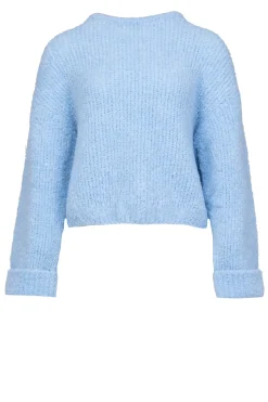 Soft Wool Mix Sweater Zolly | Blue... | American Vintage | Little Soho