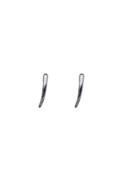 Stainless Steel Earrings In Ear | Silver... | Bandhu | Little Soho